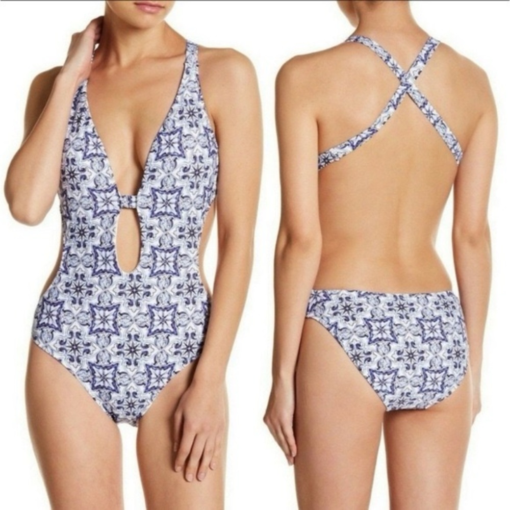 Rachel Rachel Roy Swim Rachel Roy Crossback One-Piece NWT XS